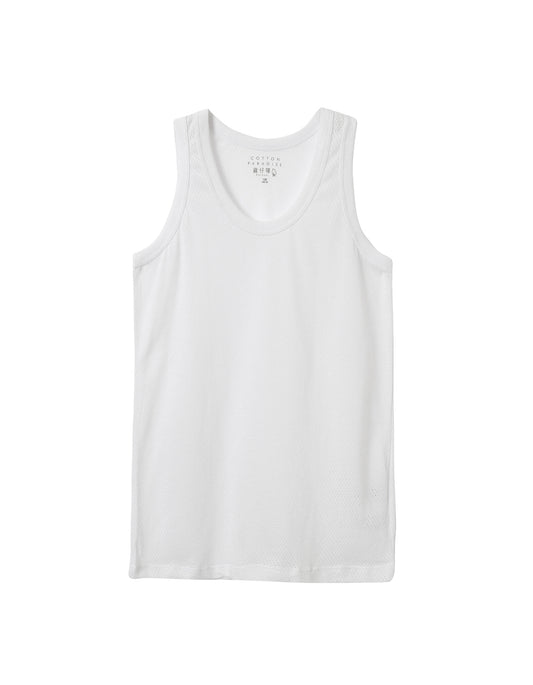 Children's Scoop Neck Mesh Tank