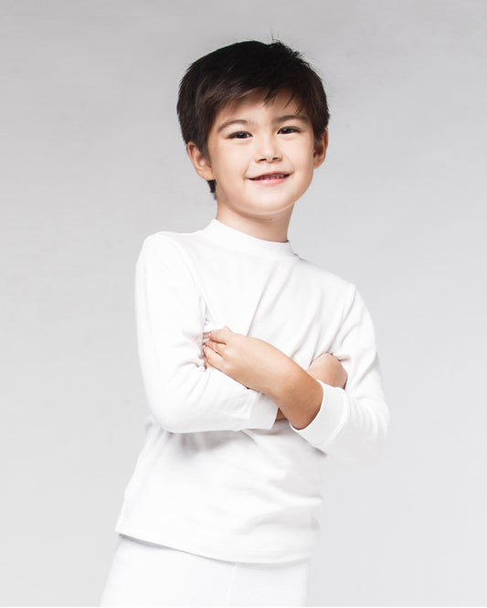 Children's Unisex Mock Neck Top