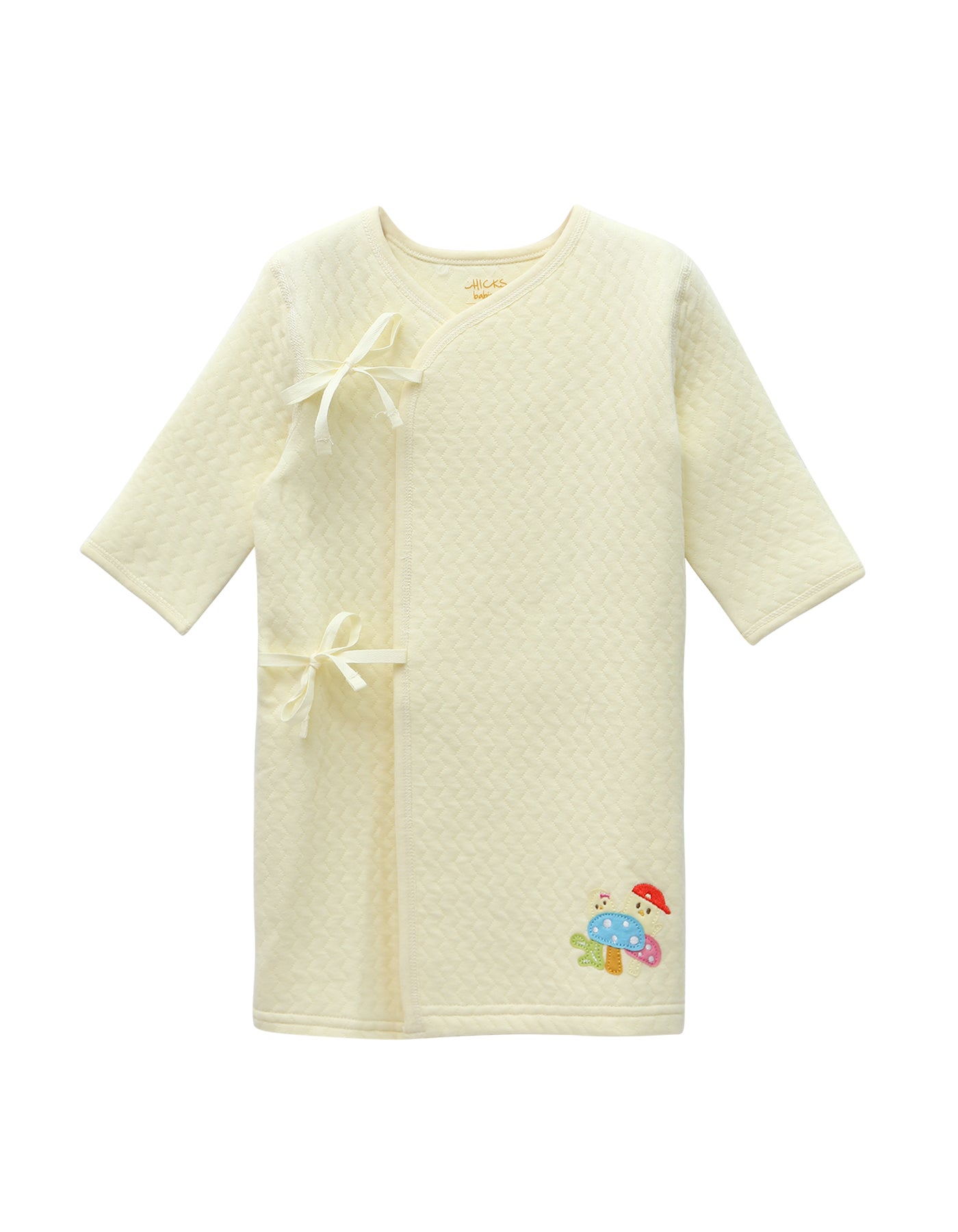 Infant's Knitted Kimono Wrap Gown