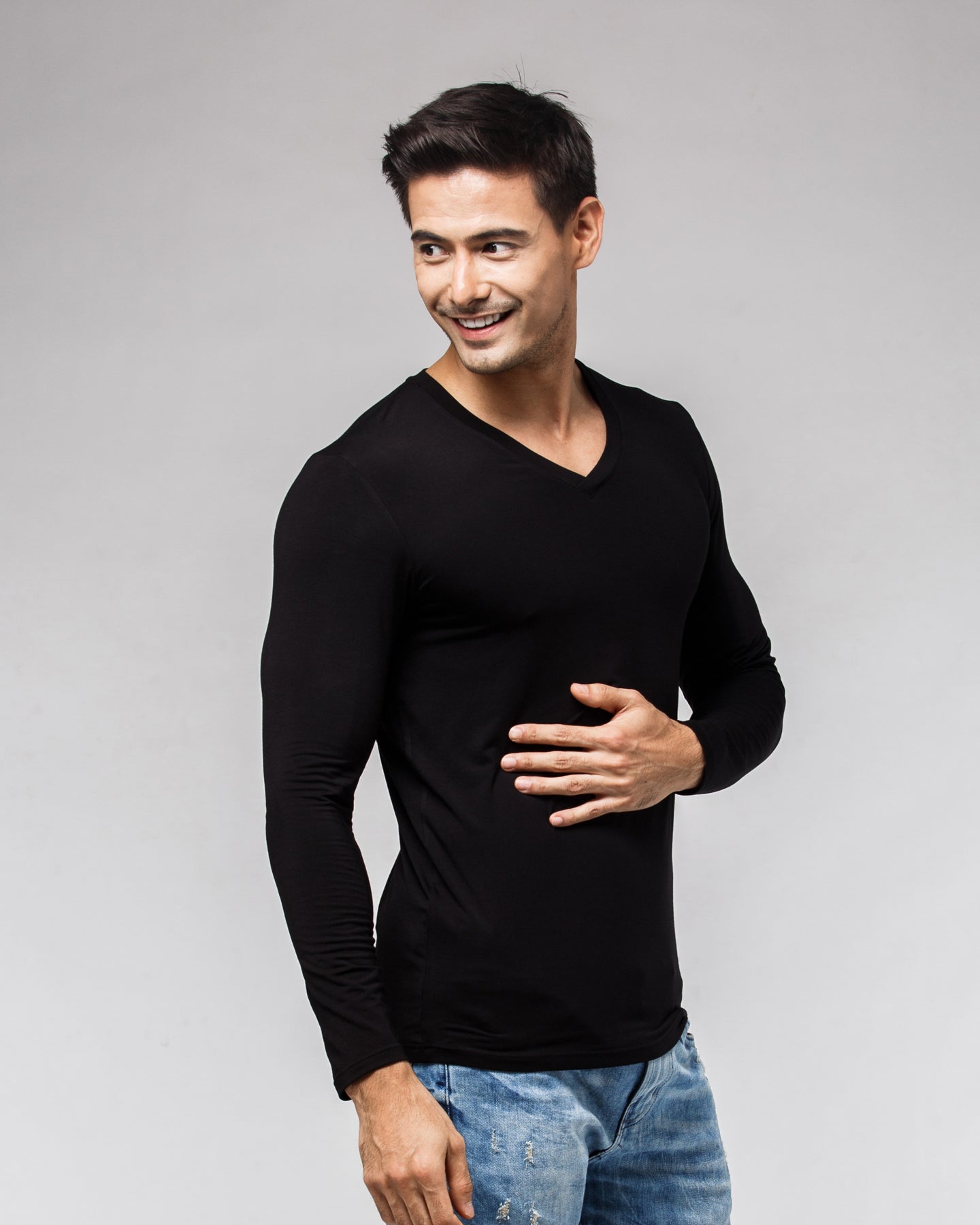 Men's V Neck Top