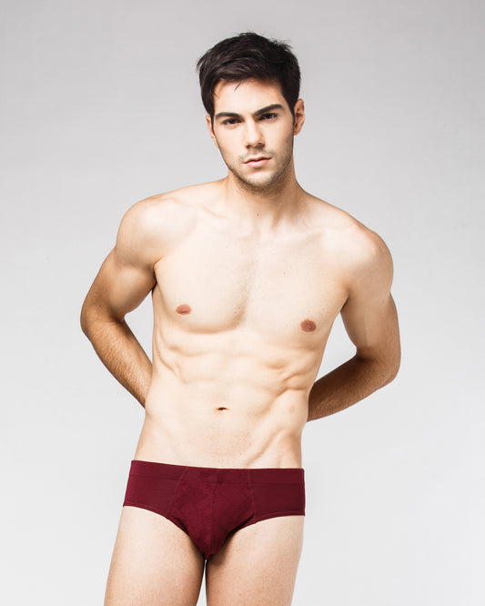 Men's Jacquard Print Briefs