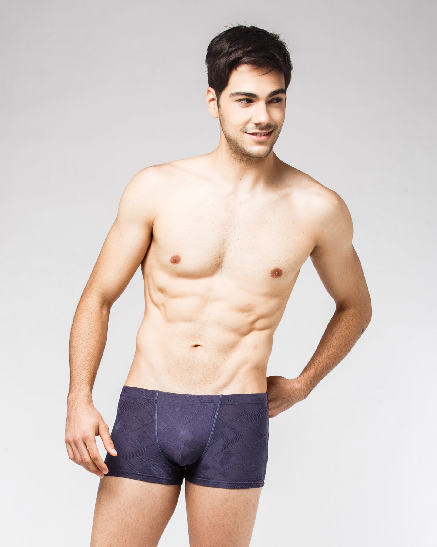 Men's Jacquard Print Boxer Briefs