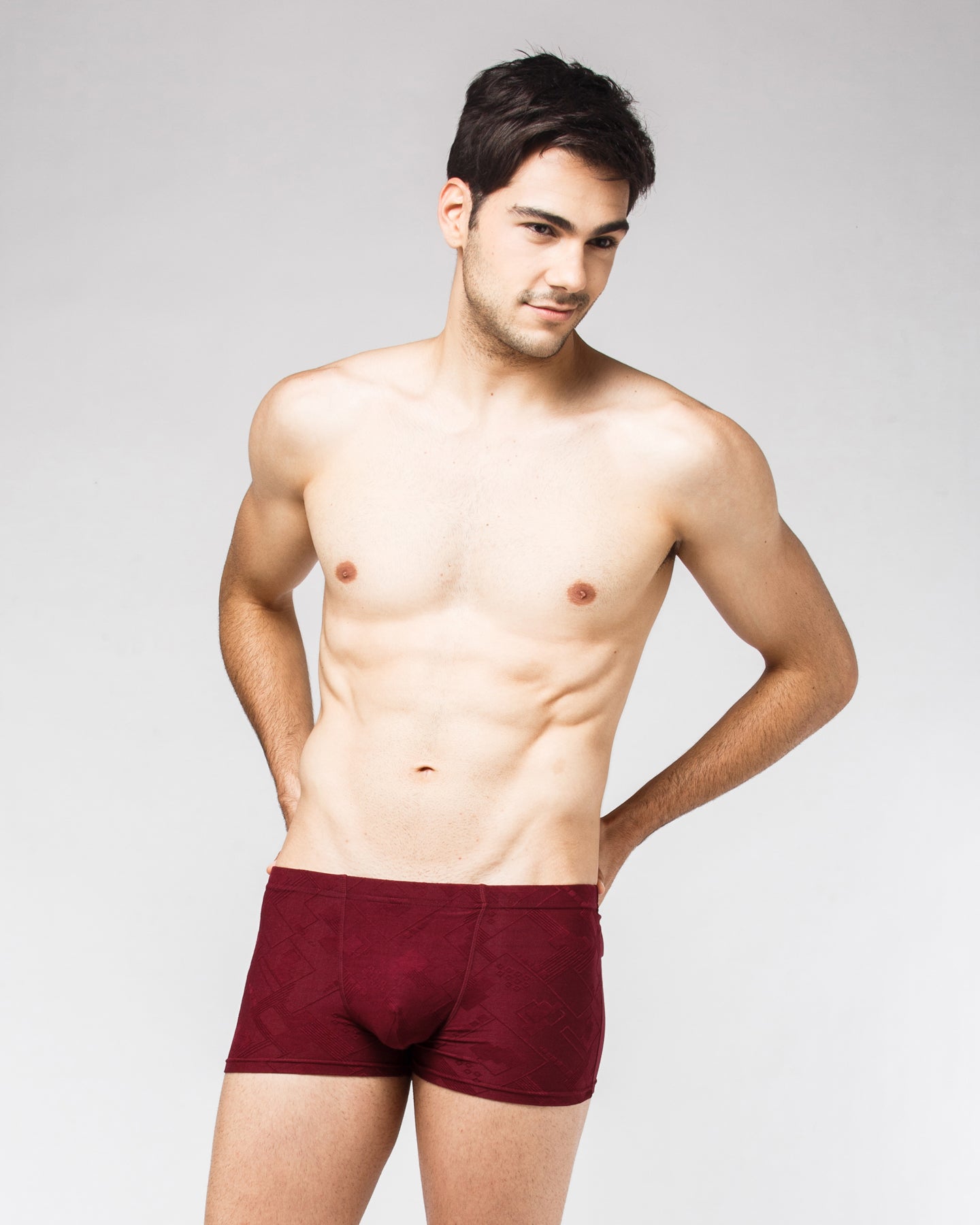 Men's Jacquard Print Boxer Briefs