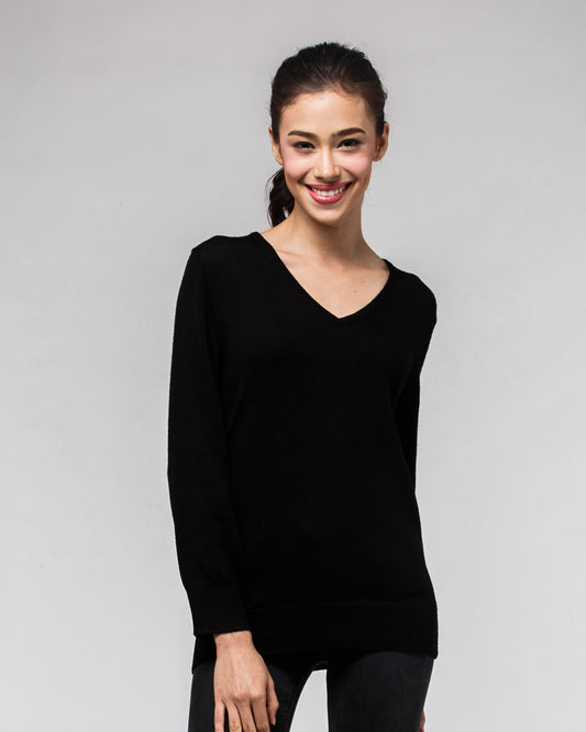 Women's Classic V Neck Thermal Top