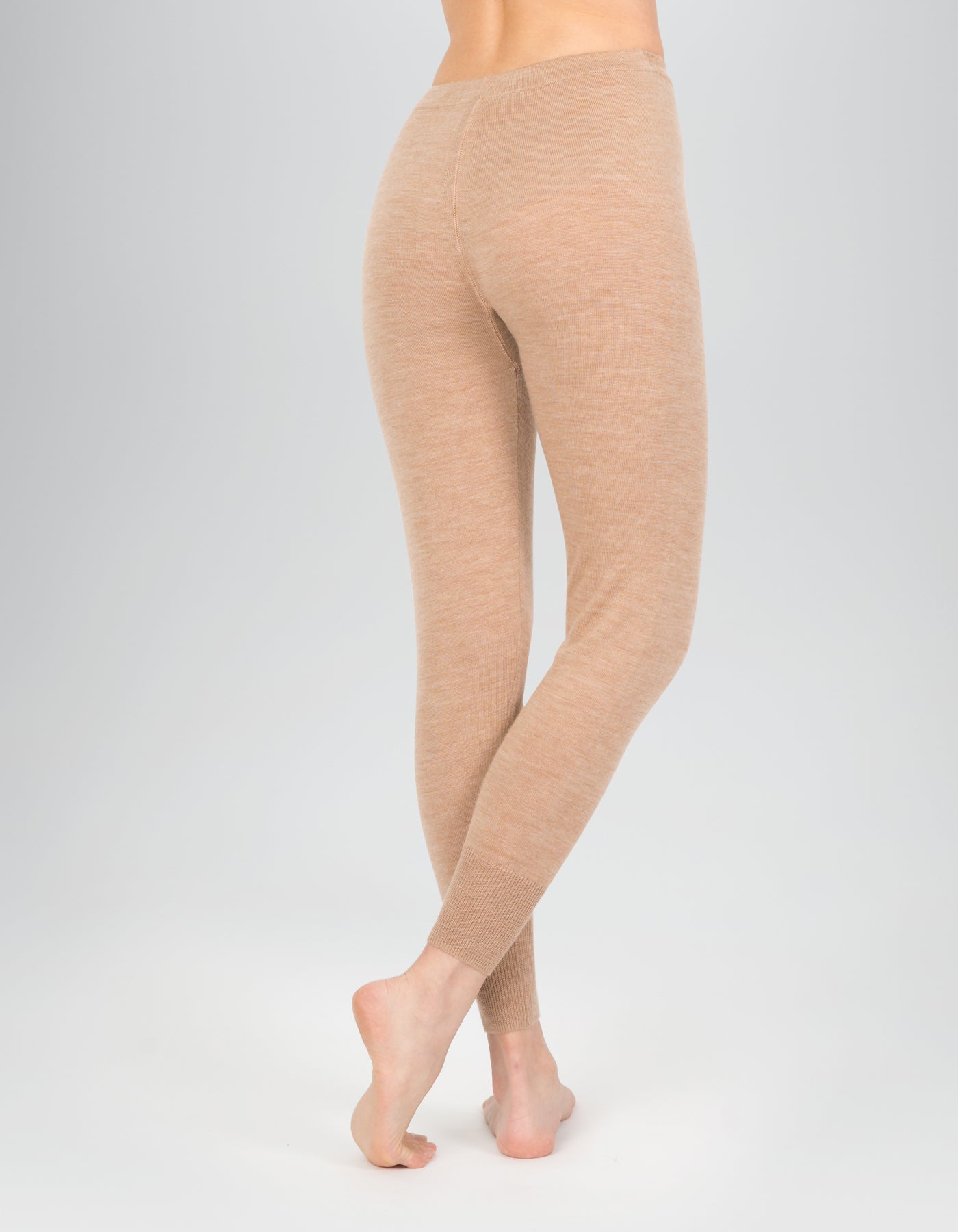 Women's Classic Mid-Waist Wool Leggings