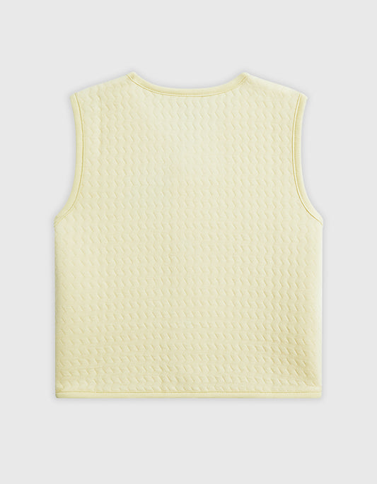 Infant's Knitted Button Up Vest