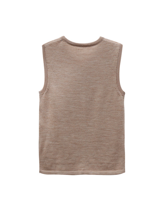 Young Children's Button Up Vest