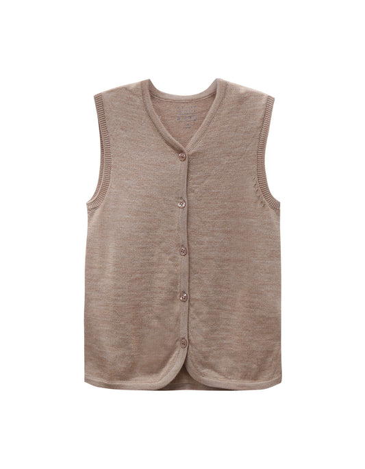 Young Children's Button Up Vest
